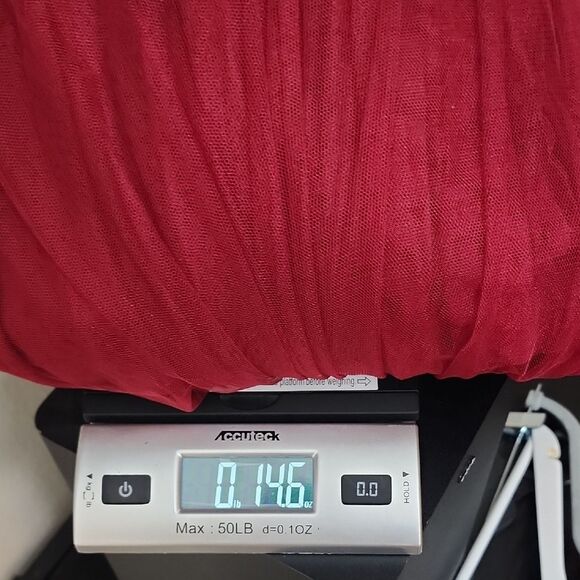 Ever Pretty Deep Red Maxi Gown with Puff Sleeves and Scoop Neck Size XL NWT - Picture 10 of 10